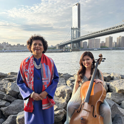 Triveni Artists Chandrika Tandon and Eru Matsumoto